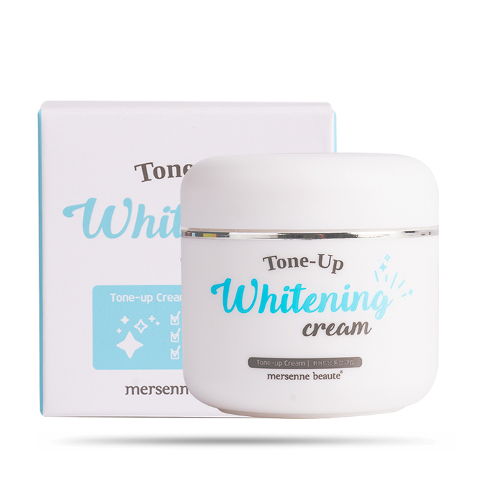 Combo Dưỡng Trắng Da Mặt và Toàn Thân Mersenne Beaute (Tone Up Whitening Cream 50ml + Tone Up Whitening Milky Pack 200ml)