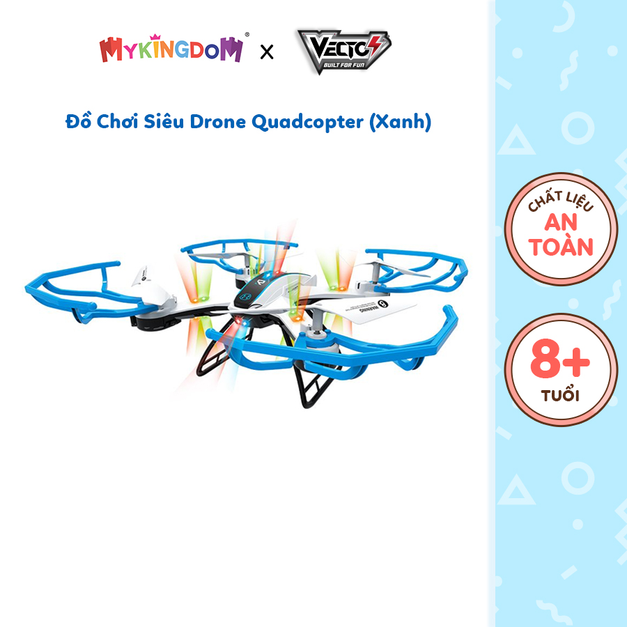 Đồ Chơi Siêu Drone Quadcopter (Xanh) VECTO VTX11/BL