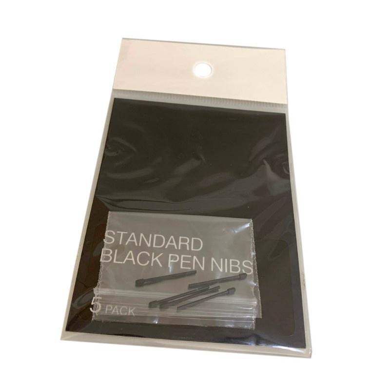 HSV 5Pcs Black Standard Nibs Pen Tip Graphic Drawing Pad Nibs for Wacom One DTC-133