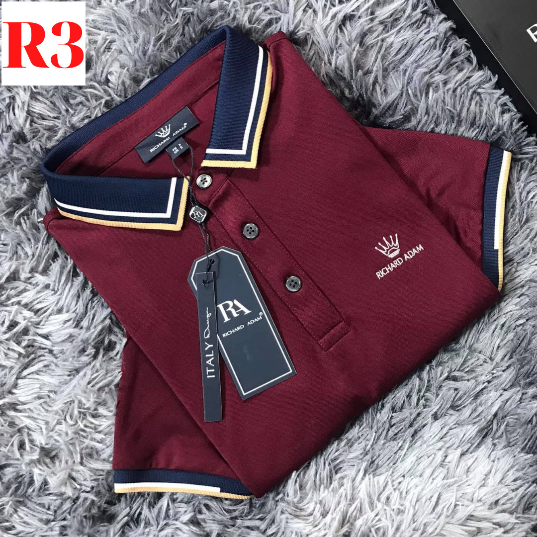 Áo polo cổ bẻ ngắn tay vải cotton cá sấu R123-tsstore95