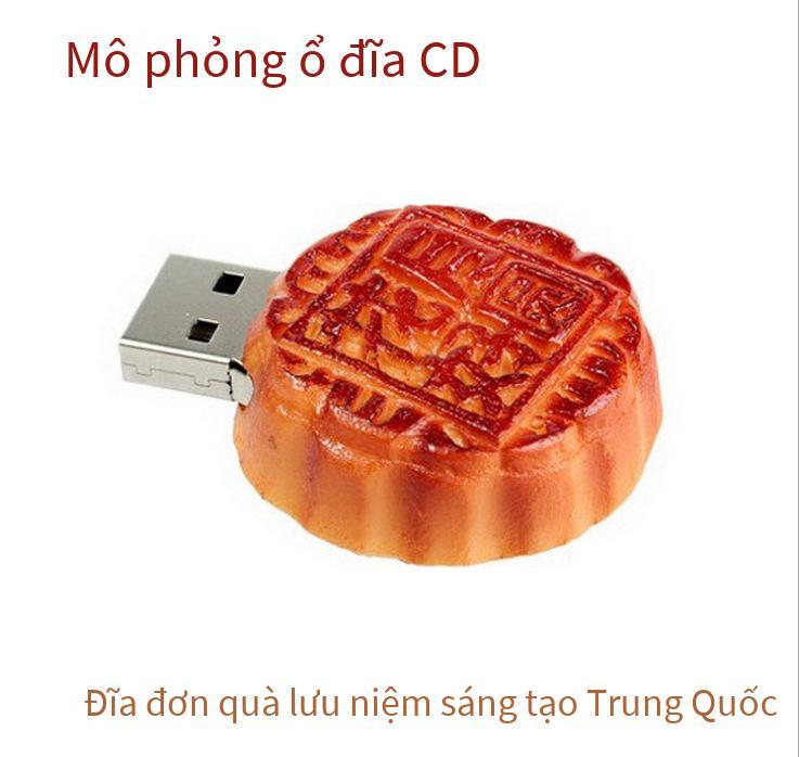 Quảng cáo sản xuất đĩa U PVC mô phỏng bánh trung thu đĩa U khuôn mở món quà tùy chỉnh bánh trung thu đĩa U biểu tượng tùy chỉnh