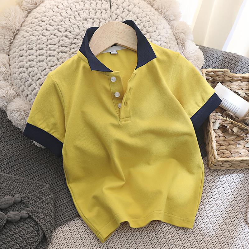 Áo polo bé trai gái chất cotton size đại từ 15 - 65kg - Áo phông có cổ cho trẻ em POLO BASIC