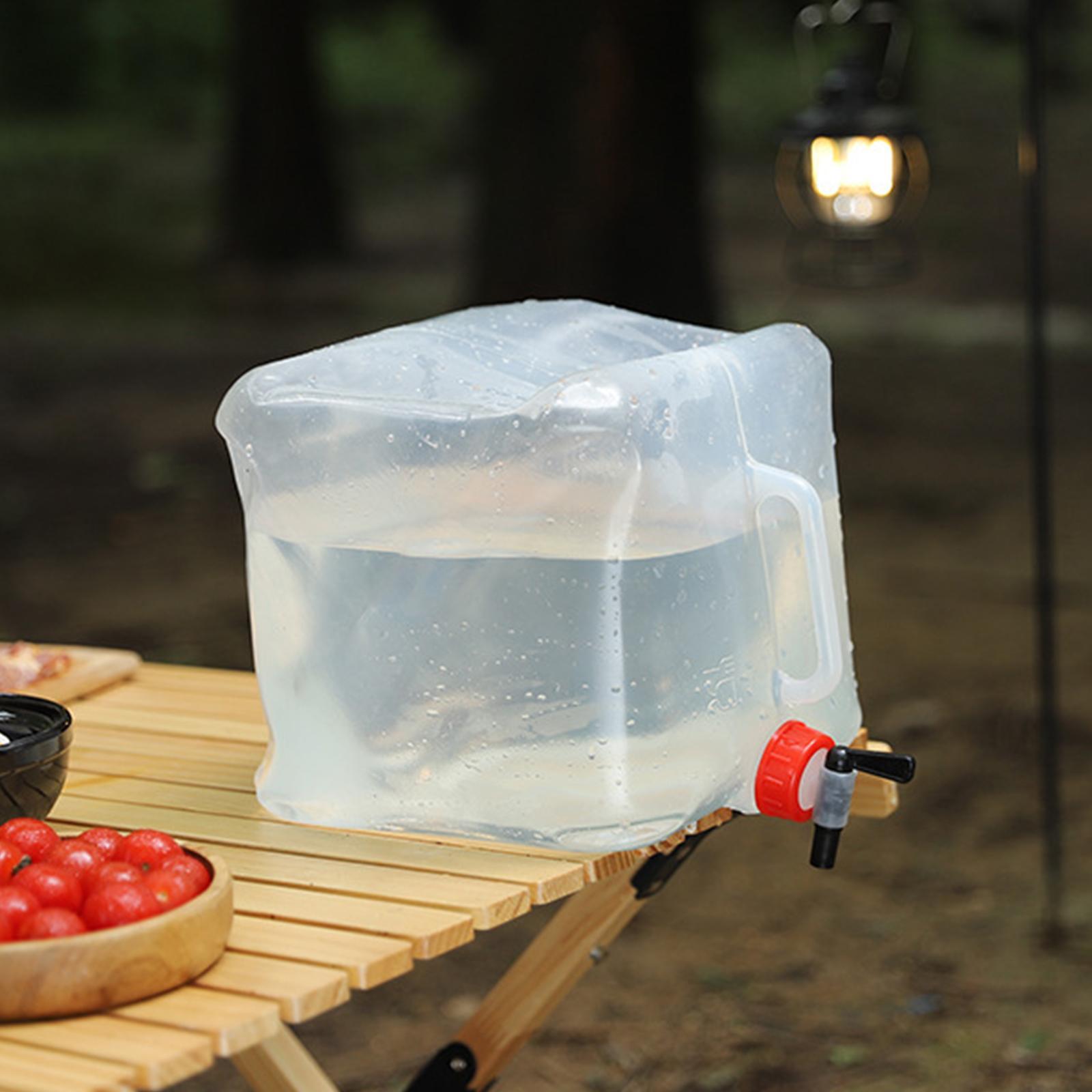 Collapsible Water Container Jug 10L Bucket for Outdoors Drinking Bath Water