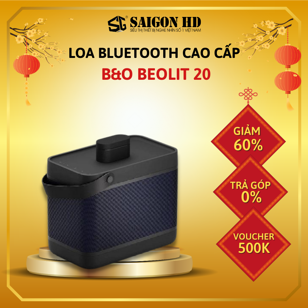 Loa bluetooth cao cấp B&amp;O Beolit 20 - Hàng chính hãng, giá tốt