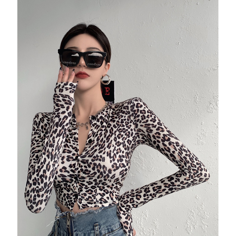 [SẴN] Áo thun croptop tay dài Ulzzang Quảng Châu ATC37
