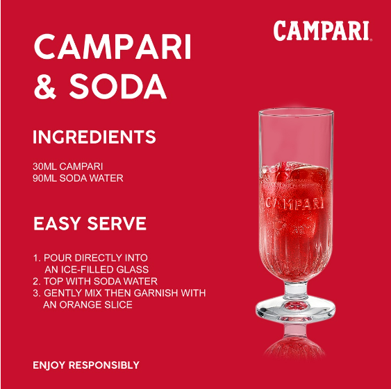 Rượu Campari Malino Bitter 25% 1x1L