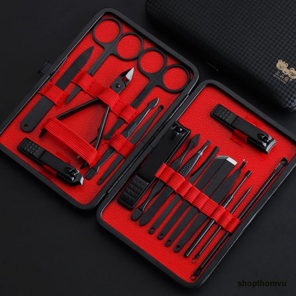 BỘ KỀM CẮT MÓNG TAY TIỆN DỤNG - BỘ KÌM BẤM MÓNG TAY 12 - 15- 19 MÓN