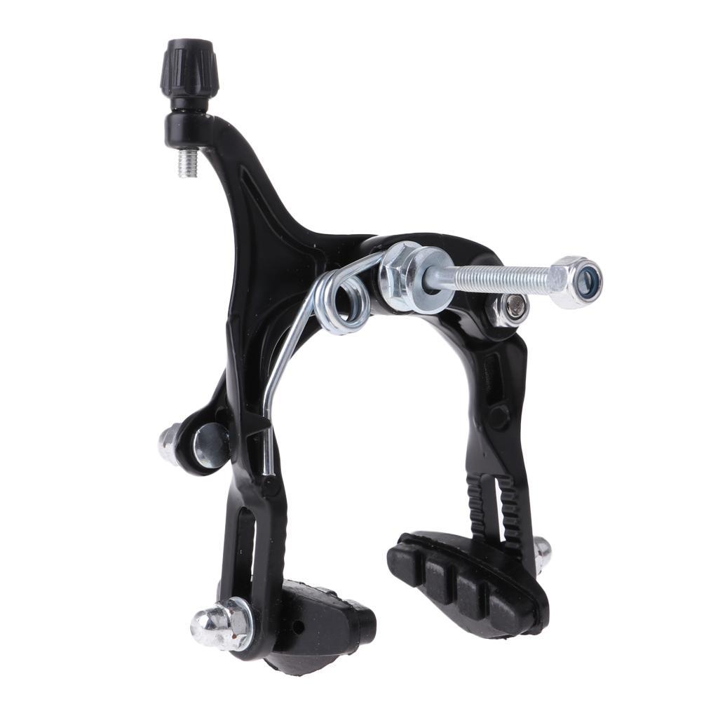 2x Racing Bike Front Rear Brake Caliper C Brake For BMX  Black +