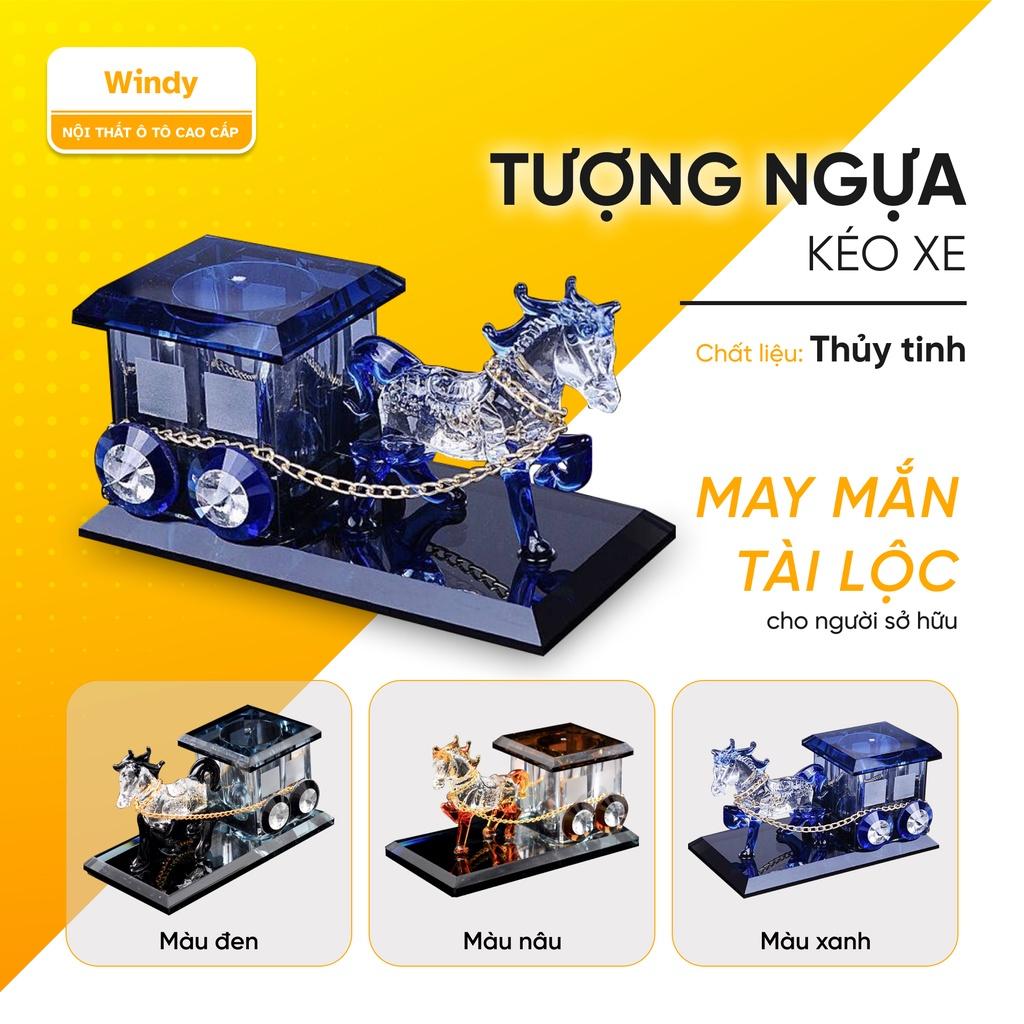 Tượng ngựa trang trí ô tô - Nước hoa ngựa kéo xe trang trí nội thất ô tô, phòng khách, văn phòng, khử mùi hôi hiệu quả