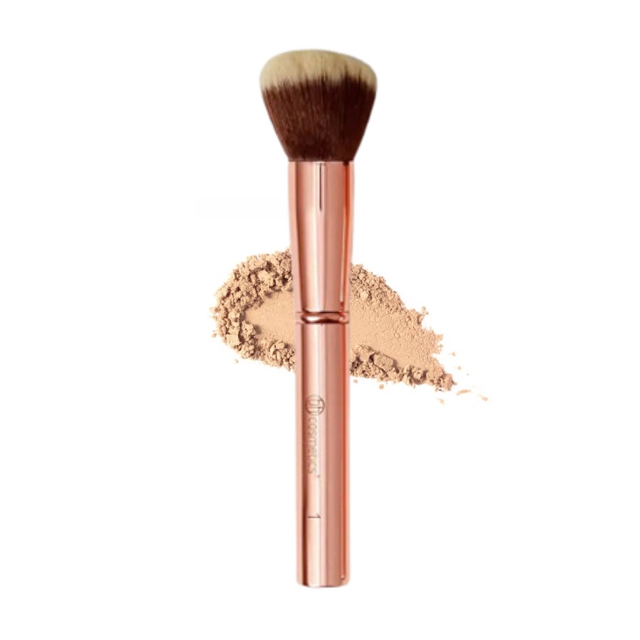 Cọ phủ phấn Bh Cosmetics Metal Rose 01