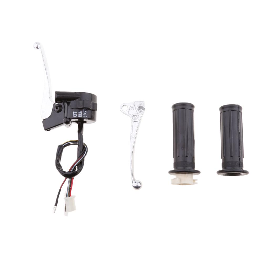 BRAKE LEVER GRIP THROTTLE CABLE SWITCH FOR YAMAHA PEEWEE PW 50 PY50