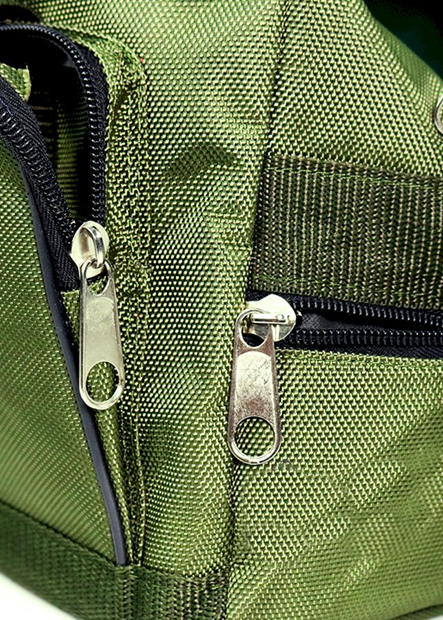 Túi xách du lịch vải bố xanh rêu cao cấp AH size nhỏ (15 x 20 x 39)