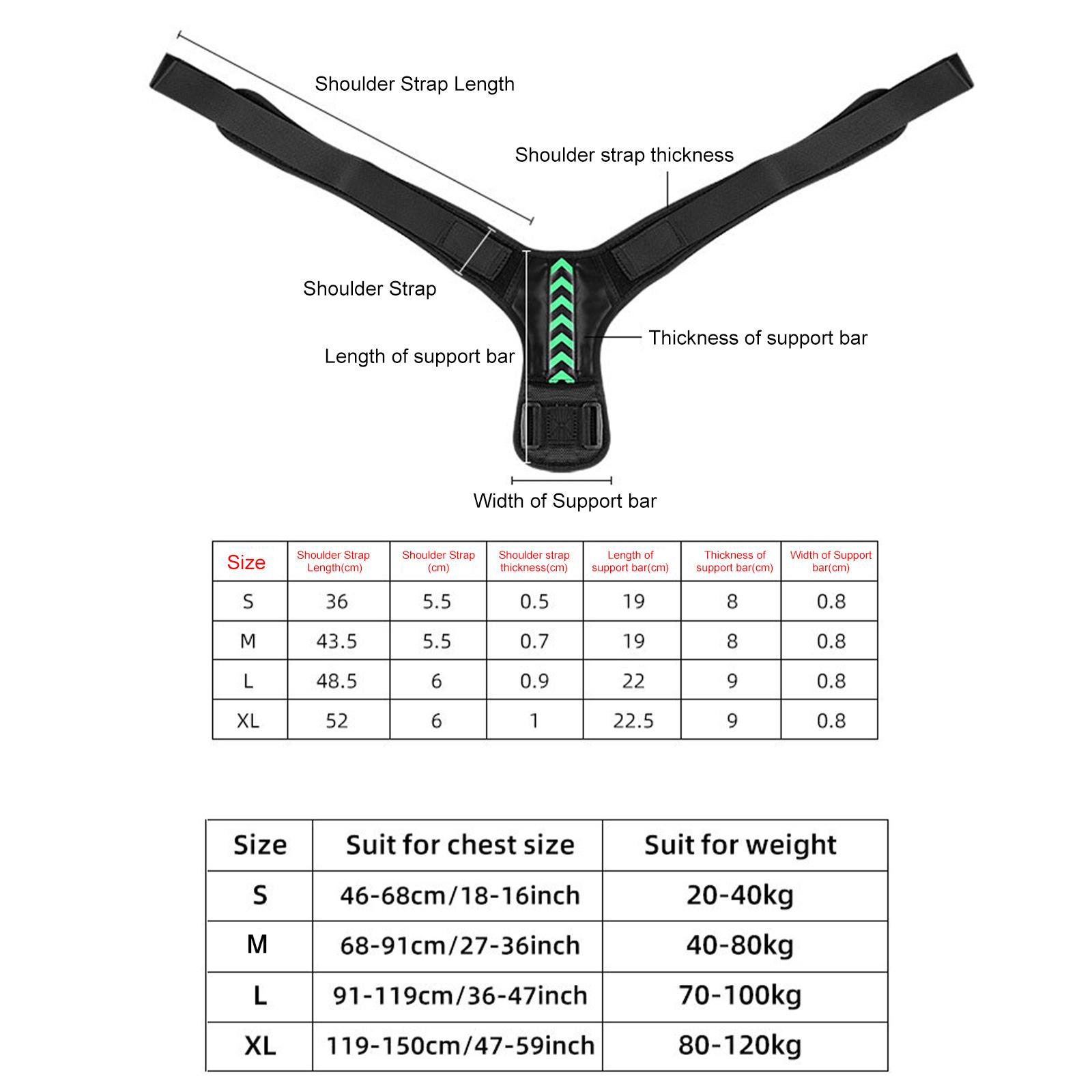 Back Orthopedic Straps Posture Corrector for Men and Women Fully Adjustable Spinal Brace Comfortable and Effective Upper Back Brace for Neck Shoulder Pain Relieve