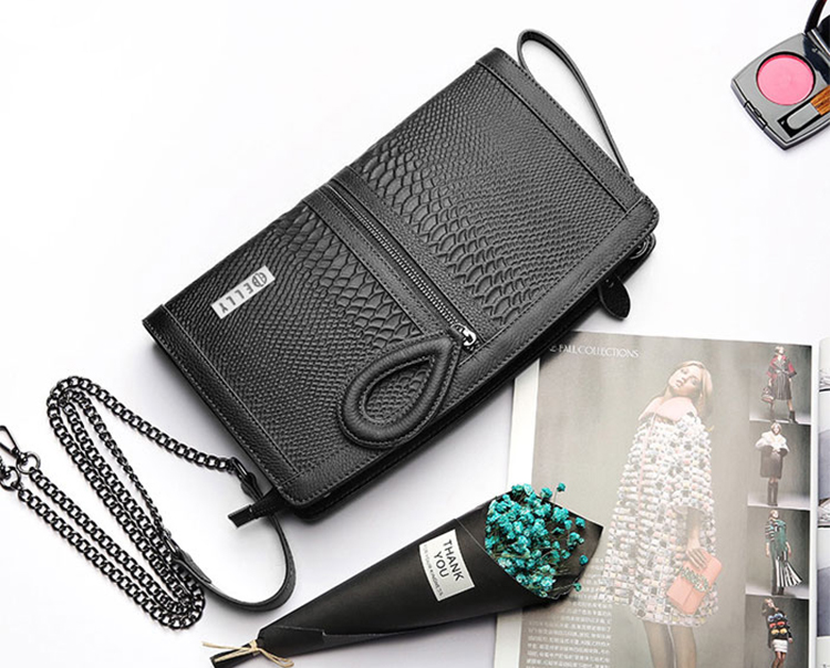 Túi Clutch Nữ Cao Cấp Da Thật Elly EC12