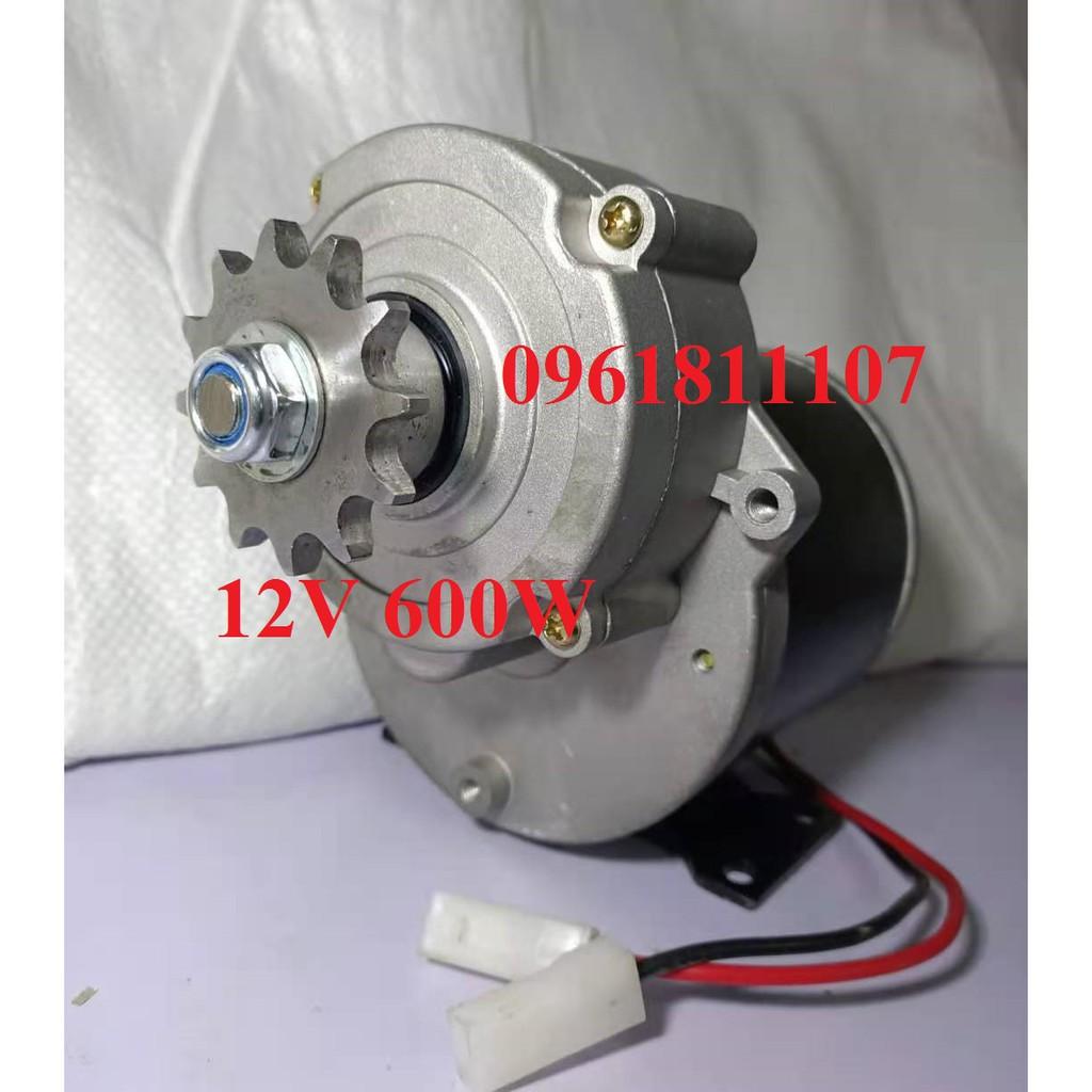 Motor giảm tốc 12V 600W 45 vòng phút dùng làm xe điện