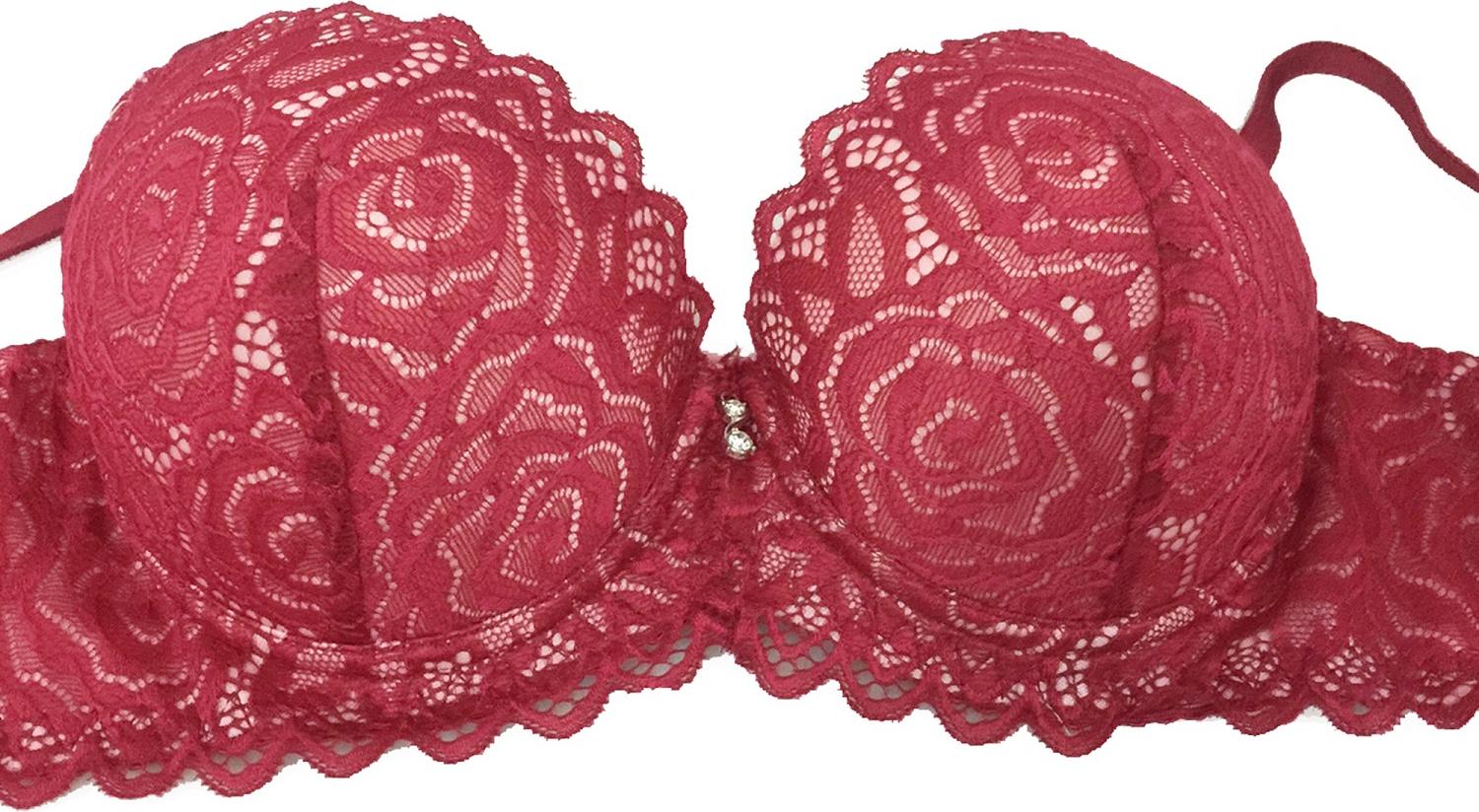 ÁO NGỰC ren hoa cao cấp mút dày tạo khe mã EC3388