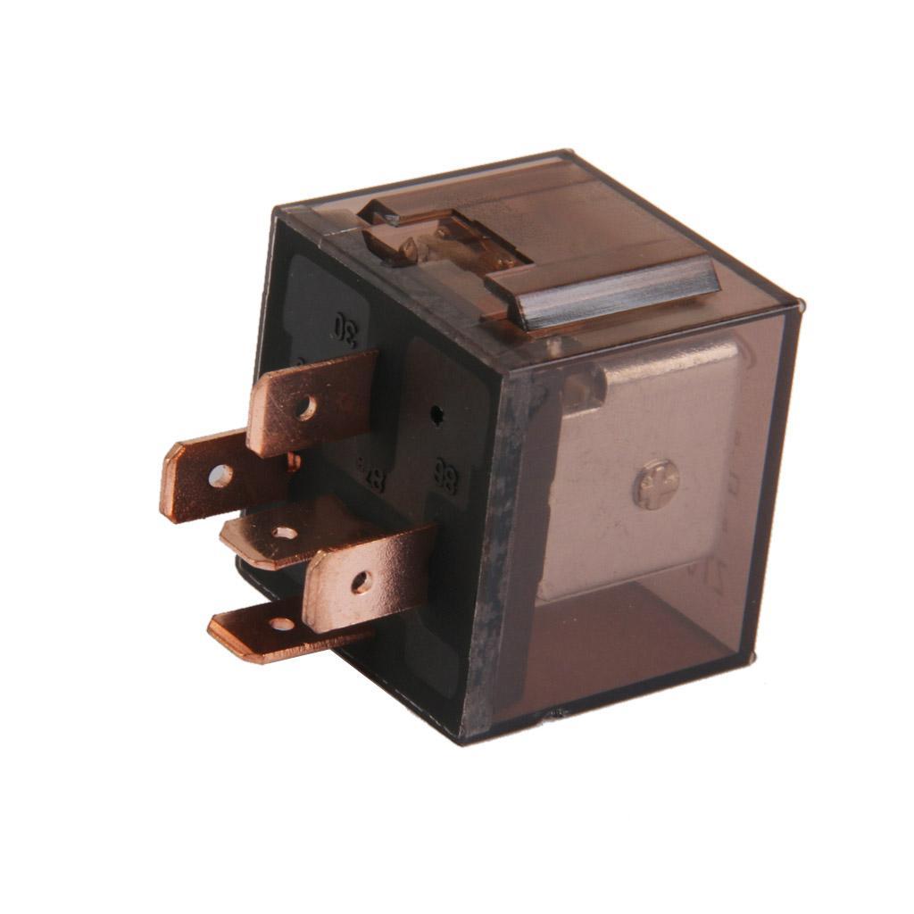 Truck 12V 60 AMP SPDT Relay Relays 5 Pin 5P and Socket 5 Wire