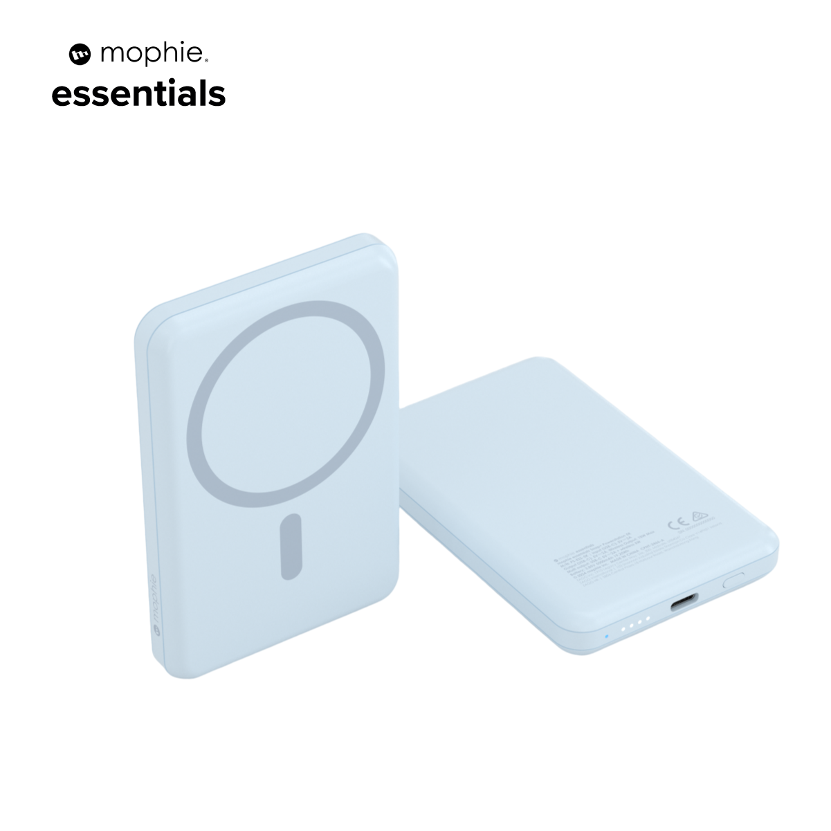 Sạc dự phòng mophie Essentials Snap+ 5,000mAh, hỗ trợ sạc từ tính - Hàng chính hãng