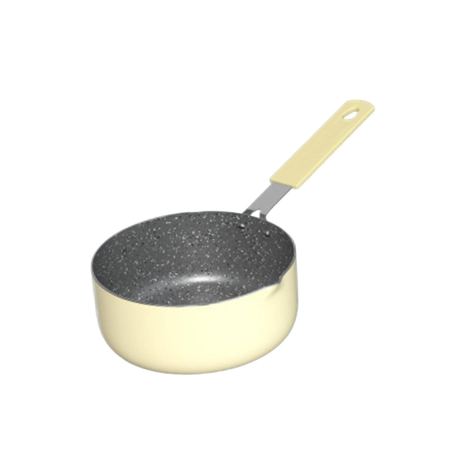 Small Milk Pot Portable Saucepan Pan Small Cookware for Restaurant Bar Hotel