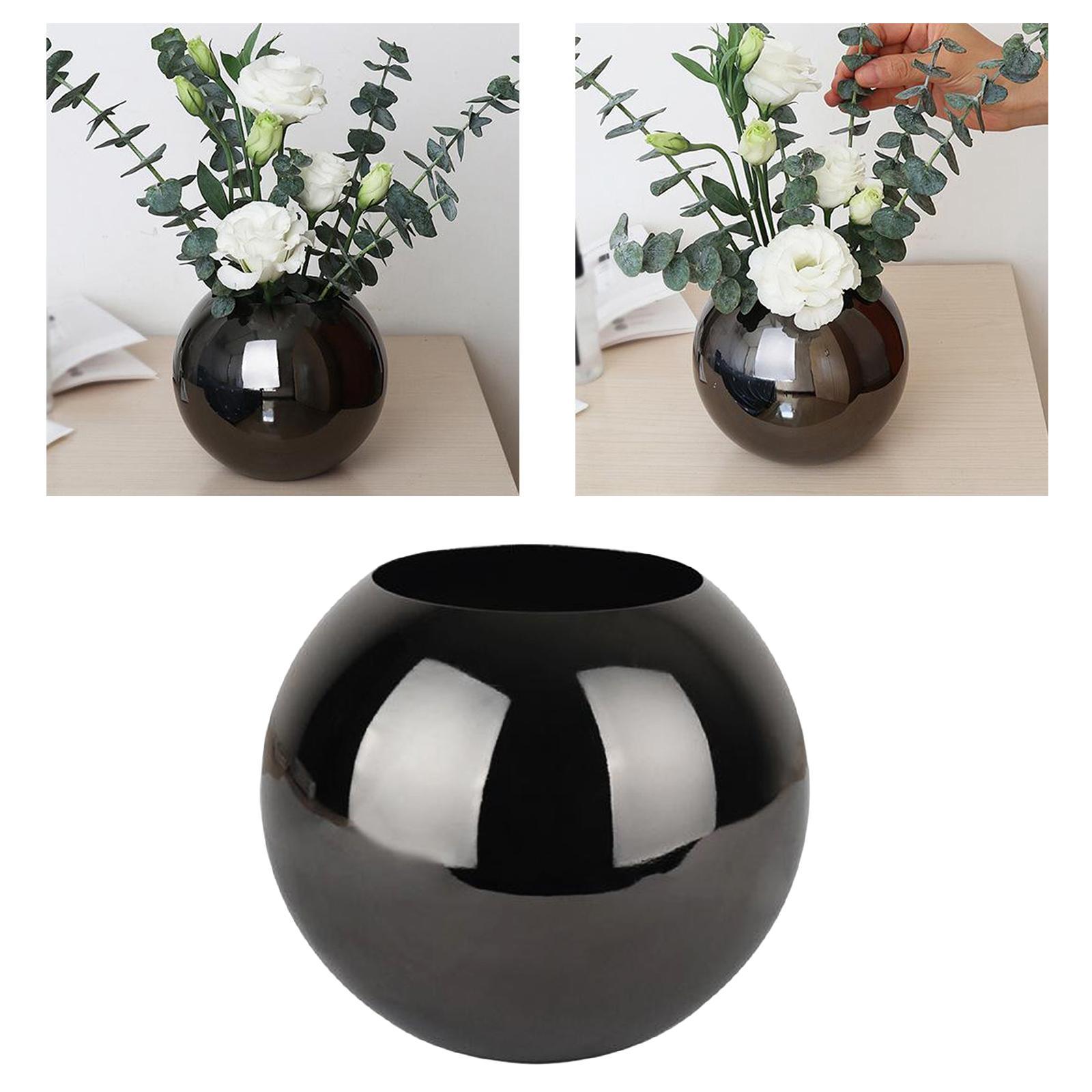 Stainless Steel Flower  Centerpiece  Wedding Gift for  Black