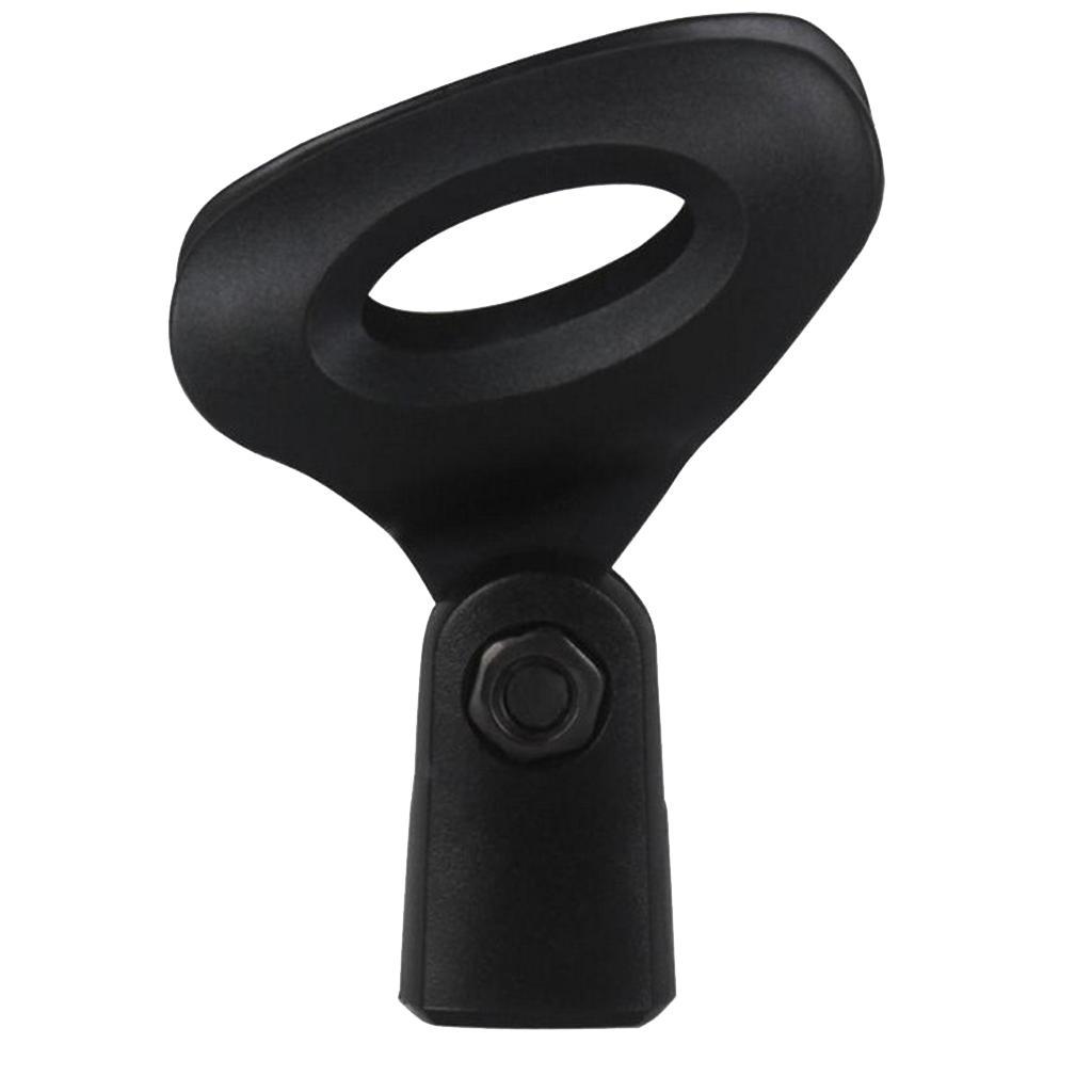 Microphone Mic Clip Holder for 26-30mm Mic Stand Adapter Tabletop Mic Parts