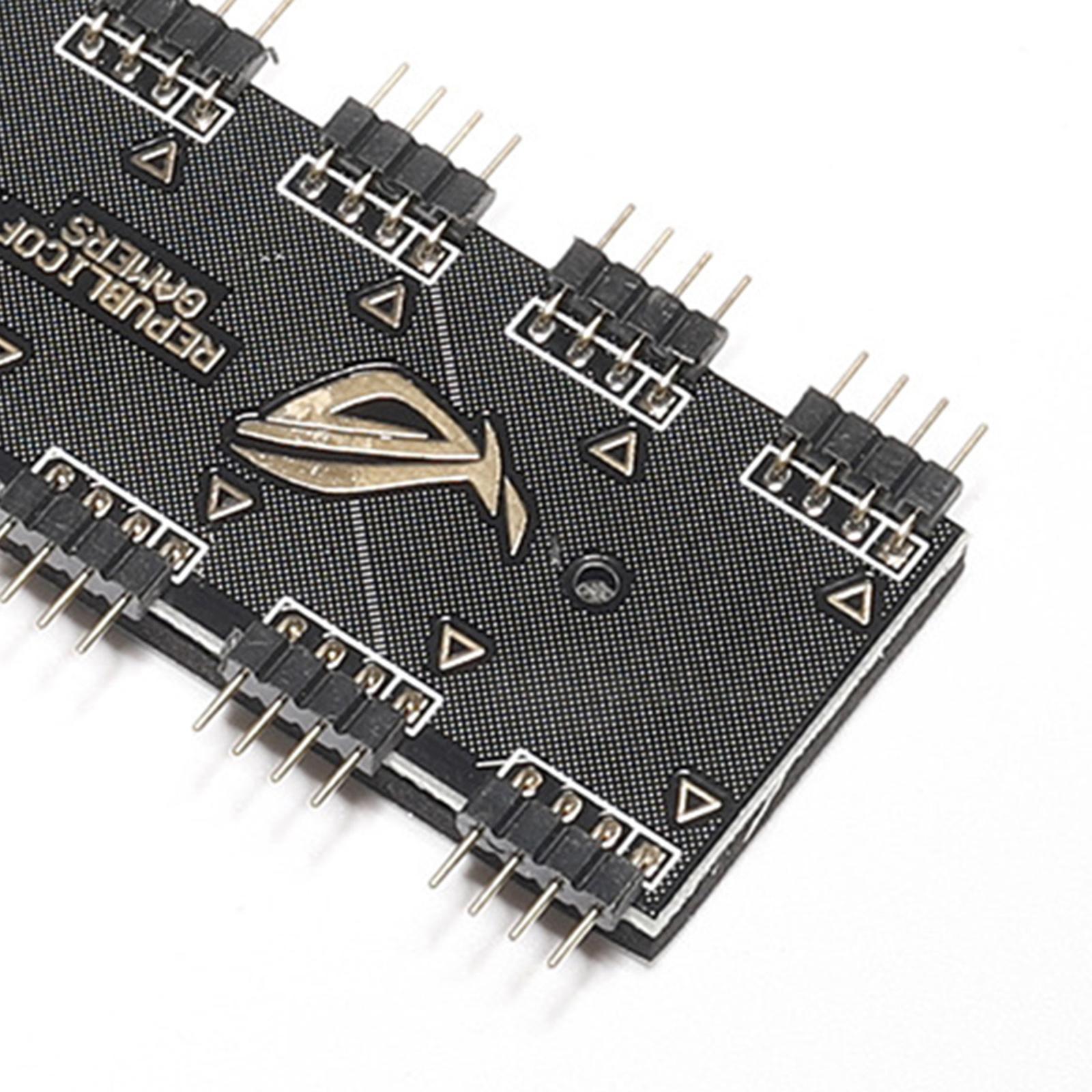 Computer Fan  Computer  RGB LED Splitter Hub for Computer