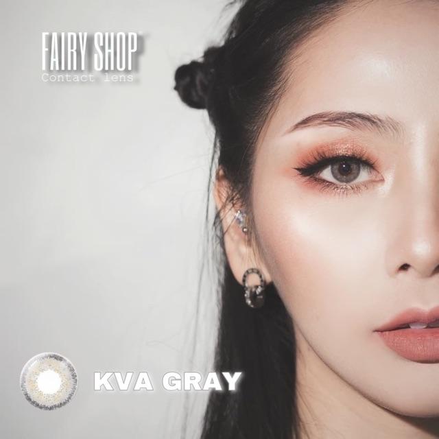 Kính Áp Tròng NOBLUK GRAY KVA 14.0mm - Kính Áp Tròng FAIRY SHOP CONTACT LENS độ 0 đến 6