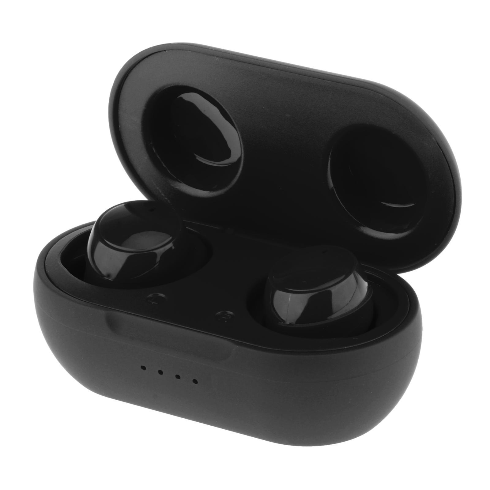 Wireless Bluetooth Earbuds Ear Buds in-Ear Headphones Black