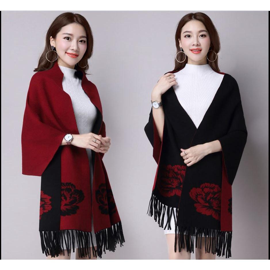 Áo Choàng Len Cashmere Dự Tiệc Cao Cấp AL95 - Hàng Quảng Châu Cao Cấp