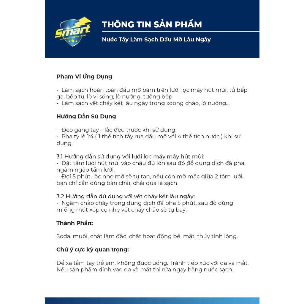 Làm Sạch Dầu Mỡ Lâu Ngày - Tẩy Sạch Dầu Mỡ Trong 5 Phút Không Cần Cọ Rửa - LOẠI CỰC MẠNH