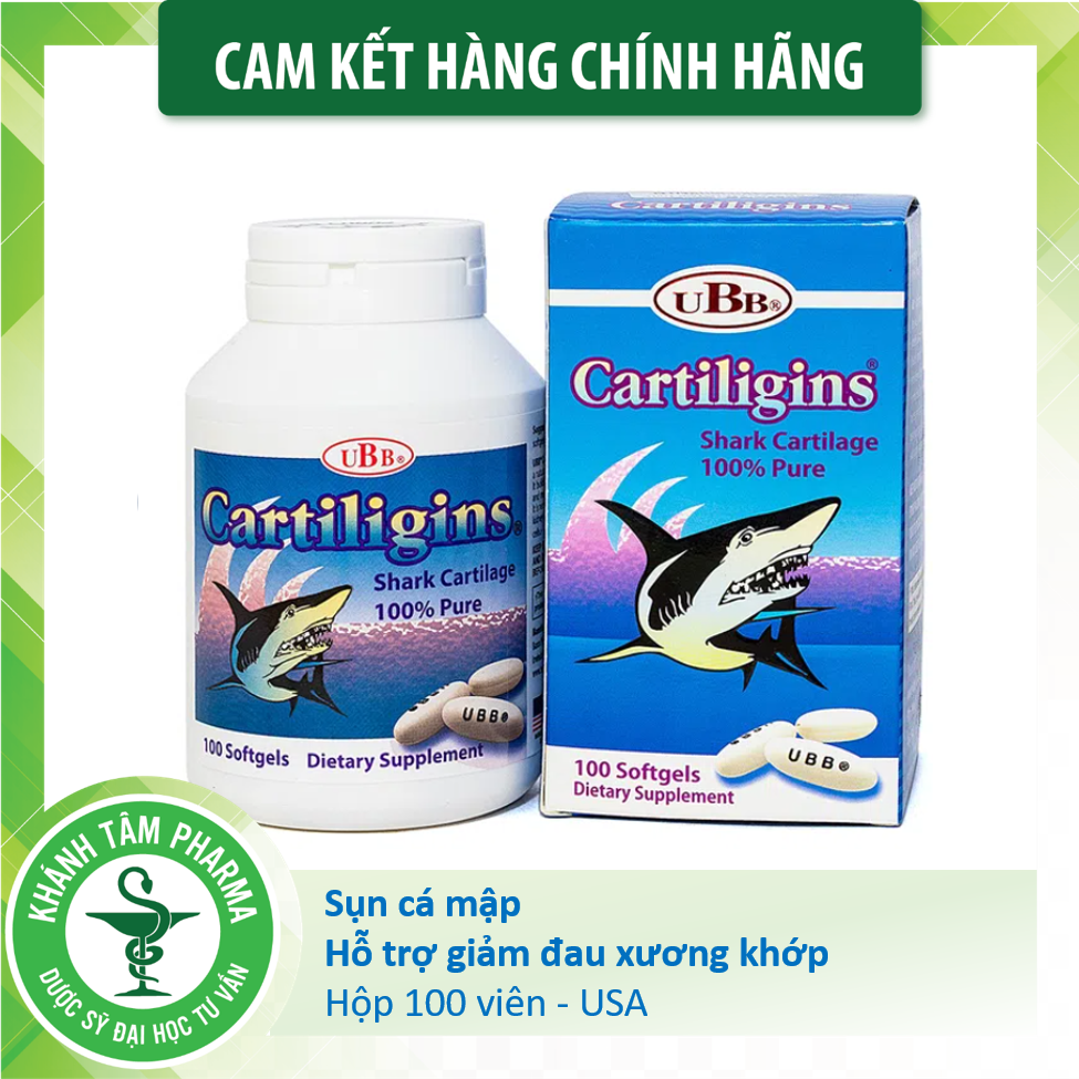 UBB Cartiligins:Viên uống Sụn Cá Mập