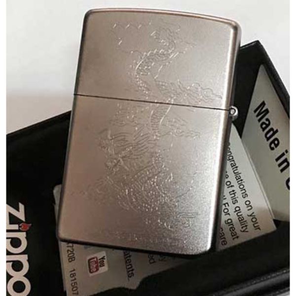 Bật Lửa ZIPPO KHẮC RỒNG 40 – ZIPPO 205.R40