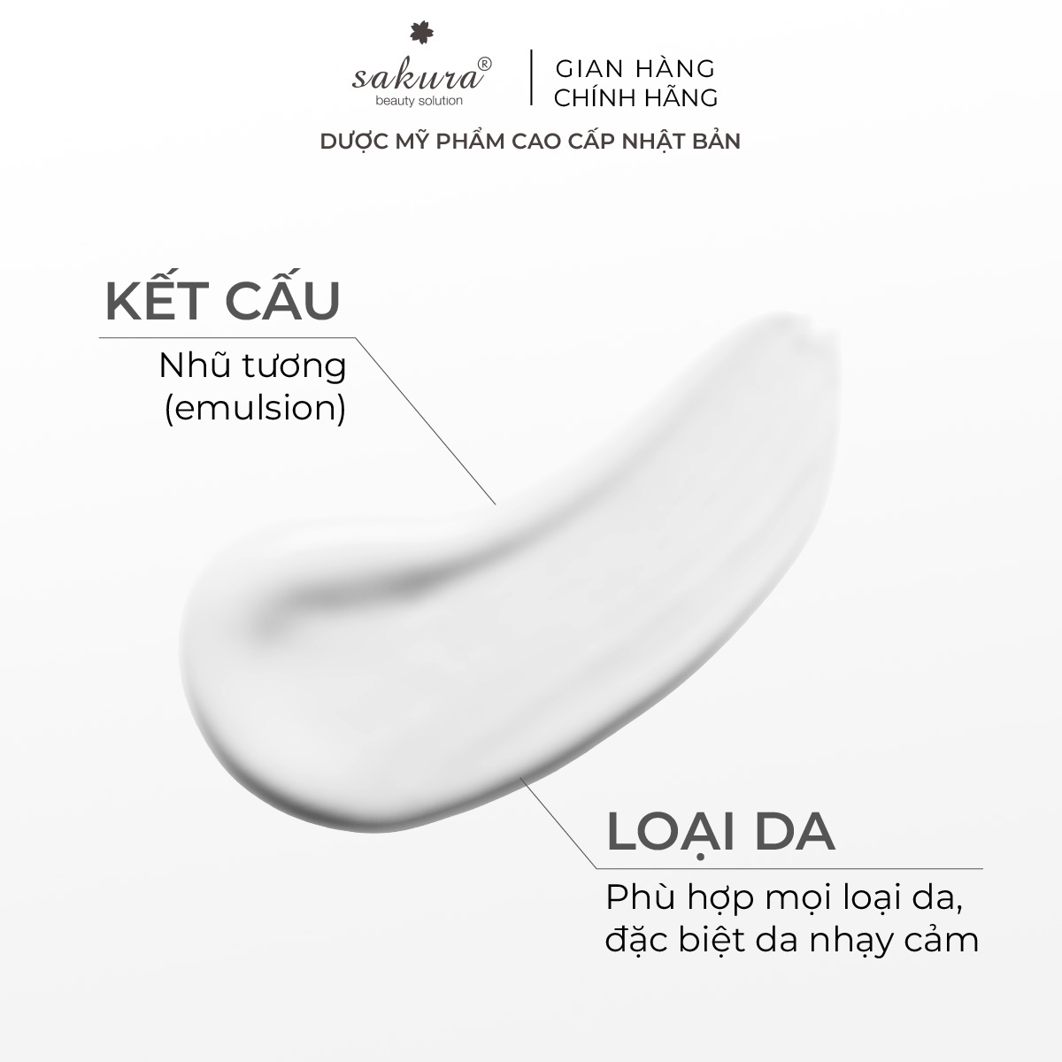 Kem Chống Nắng Sakura Physical Daily Defense SPF 50+ PA ++++ (60g)