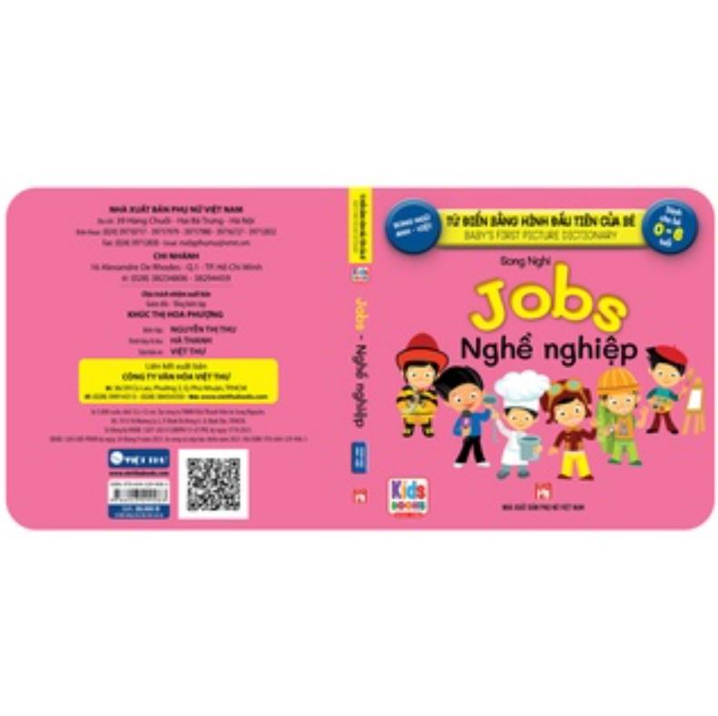 Sách - Baby'S First Picture Dictionary - Từ Điển Bằng Hình Đầu Tiên Của Bé - Nghề nghiệp - jobs
