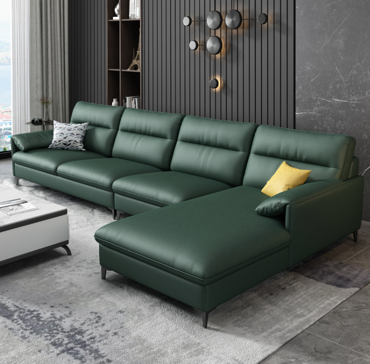 Sofa da góc L cao cấp Juno Sofa HDCT-01