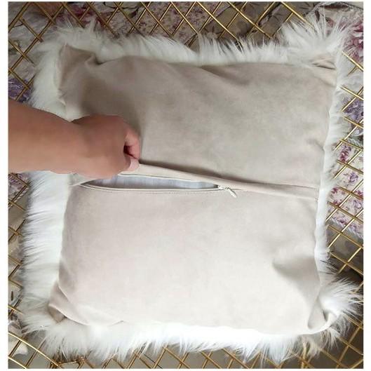 Ruột kèm vỏ gối tựa lưng sofa lông mềm cao cấp PA9167