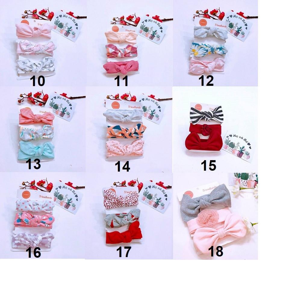 Băng đô Chicbaby cho bé - Set 3 chiếc Mimo baby