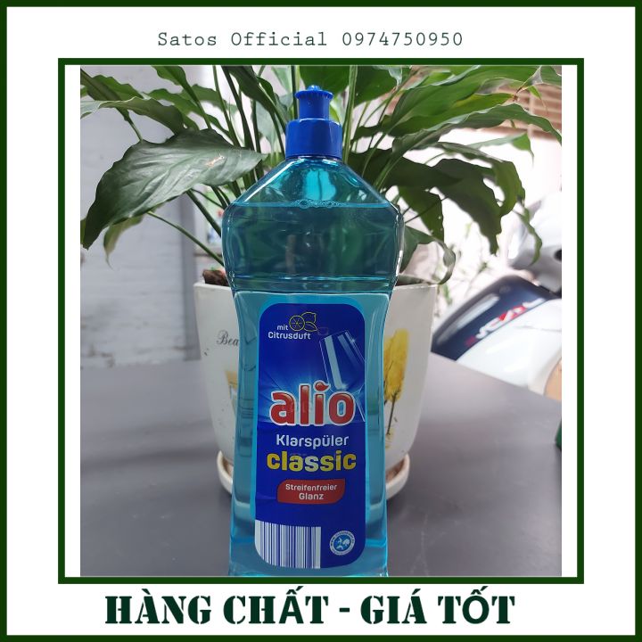 Nước làm bóng Alio 1000ml dùng cho Máy rửa bát chén