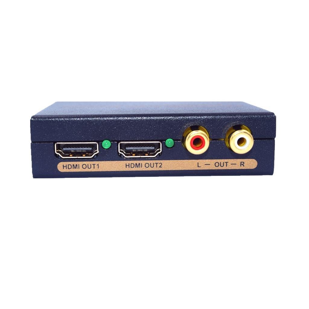 HDMI Extractor Splitter To SPDIF RCA L/R Analog Converter UK Power Adapter