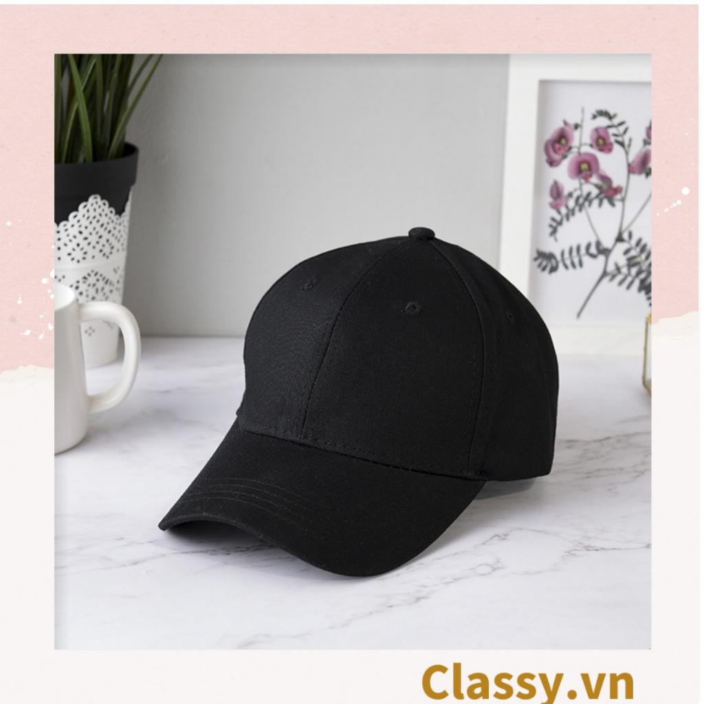Nón lưỡi trai mũ lưỡi trai Classy nhiều màu, chất liệu khaki cao cấp, thích hợp cho cả nam và nữ PK1130