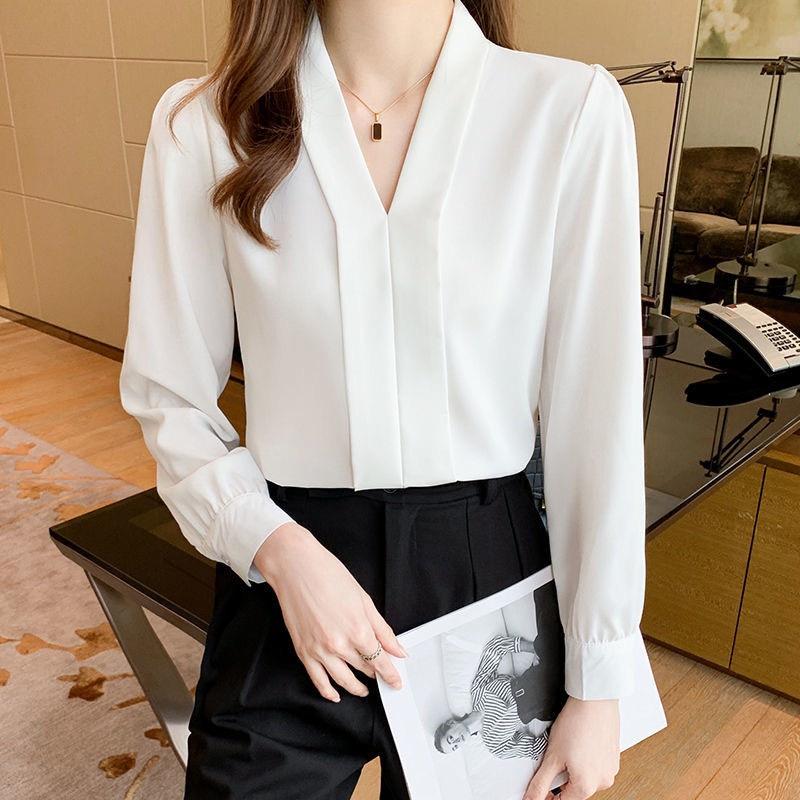 Áo Sơ Mi Nữ Cổ V MSA03