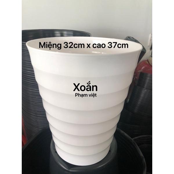 Chậu nhựa xoắn X2