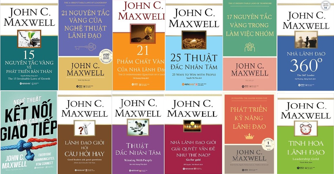 Combo 12 Cuốn Sách Hay Về Lãnh Đạo Của John Maxwell