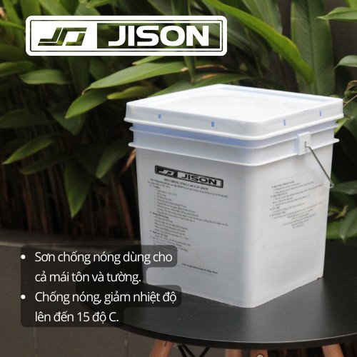 Sơn chống nóng Cao Cấp Jison Thùng 15kg