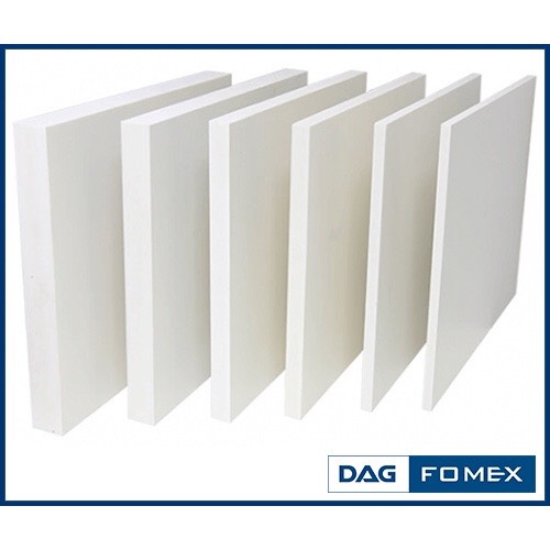 Tấm bìa fomex formex 10mm A1 60x80cm trắng cứng làm mô hình kiến trúc trưng bày handmade, kệ sách, kệ mỹ phẩm, vách ngăn