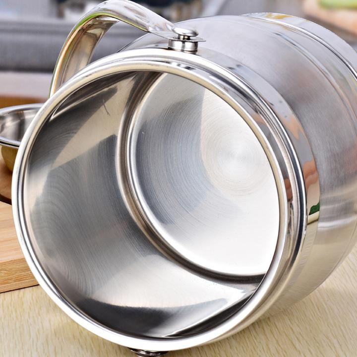 Cặp Lồng Cơm Giữ Nhiệt Inox 3 Tầng Hc2019 - Miễn Phí Vận Chuyển