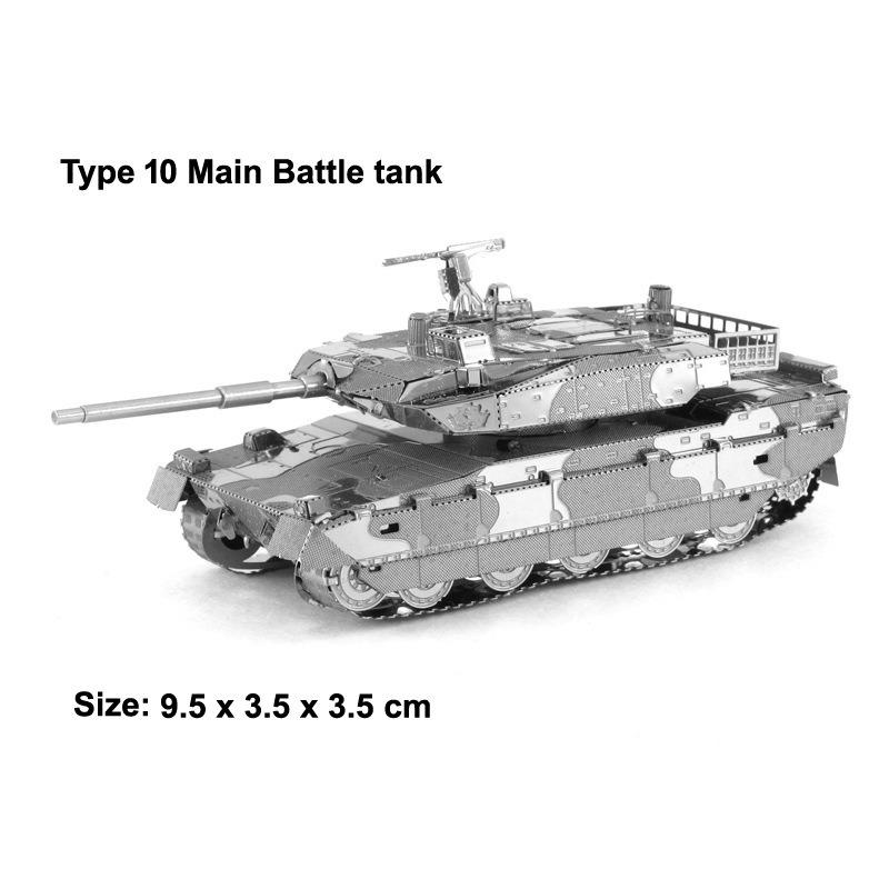 Mô Hình Kim Loại 3D Lắp Ráp Xe Tăng Chiến Đấu World War II