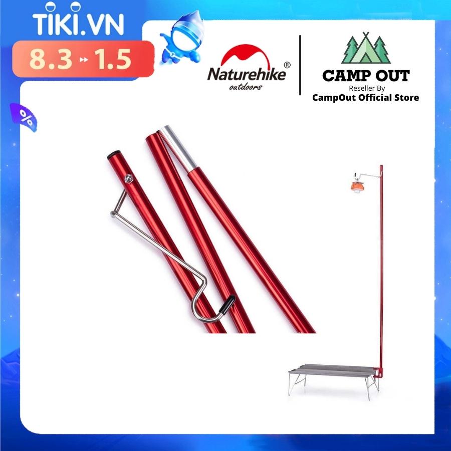 Đồ cắm trại cây treo đèn bàn campoutvn naturehike NH19PJ003 du lịch dã ngoại nhôm xếp gọn kết có túi đựng kèm A109