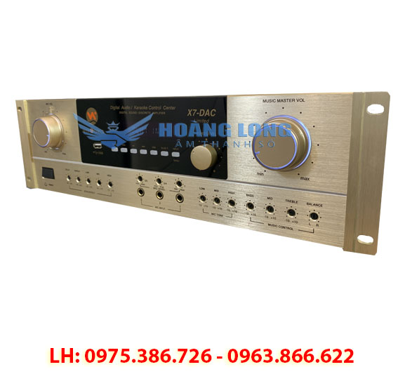 CỤC ĐẨY LIỀN VANG X7 Limited  DAC cực sang, oánh cực mạnh, vang nhại hay, dễ chỉnh, đẩy đủ cổng kết nối - Hàng chính hãng 100%