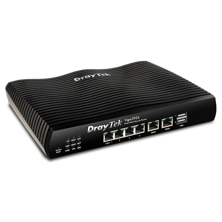 Router Dual-WAN DrayTek Vigor2926 chuyên nghiệp cho doanh nghiệp, phòng game... - Hàng chính hãng